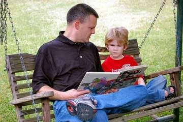 reading with child